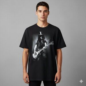 Vintage Slash's Snake Pit Shirt Gun's N Roses Black Shirt